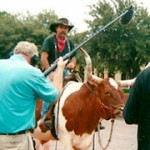 Filming Longhorn Riders in Texas