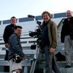 Filming at Rockingham